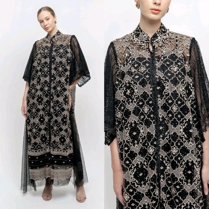 Dress Hitam | Dress Pesta | Dress Premium | Long Dress | Dress Brukat | Dress Brokat | Dress Organza
