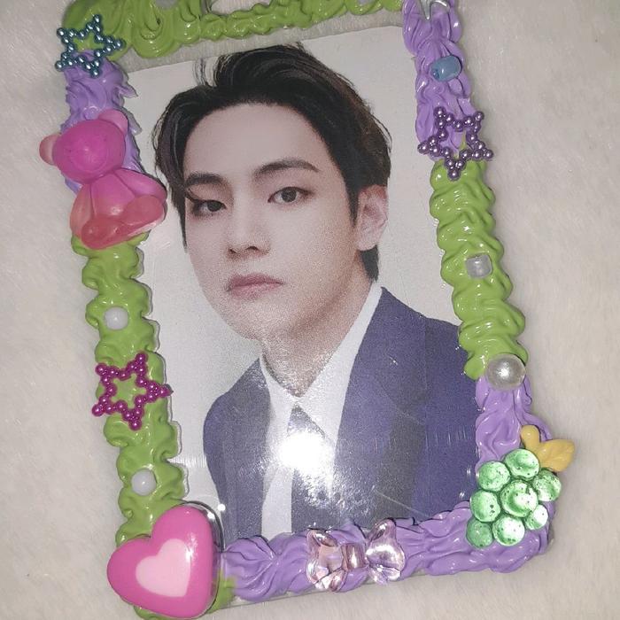Cahol akrilik dexo | card holder cahol deco cream Manik