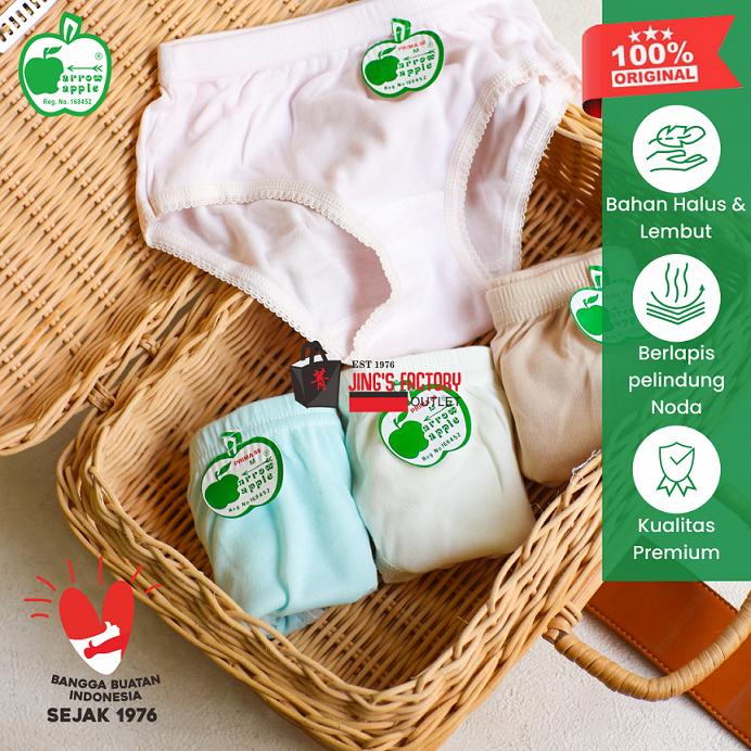 100% CD Apel Asli! Arrow Apple [Prima] - Celana Dalam Wanita - Celana dalam apel / CD Dewasa/ Bukan 