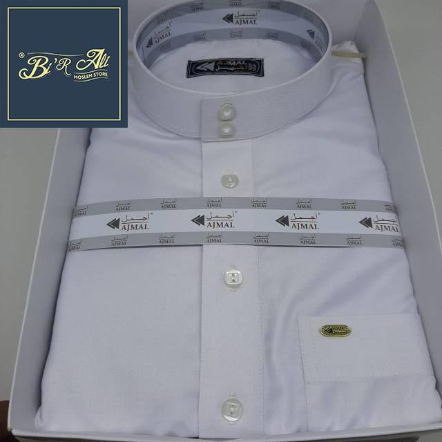Jubah Ajmal Woll Non Manset Size Dewasa - Putih