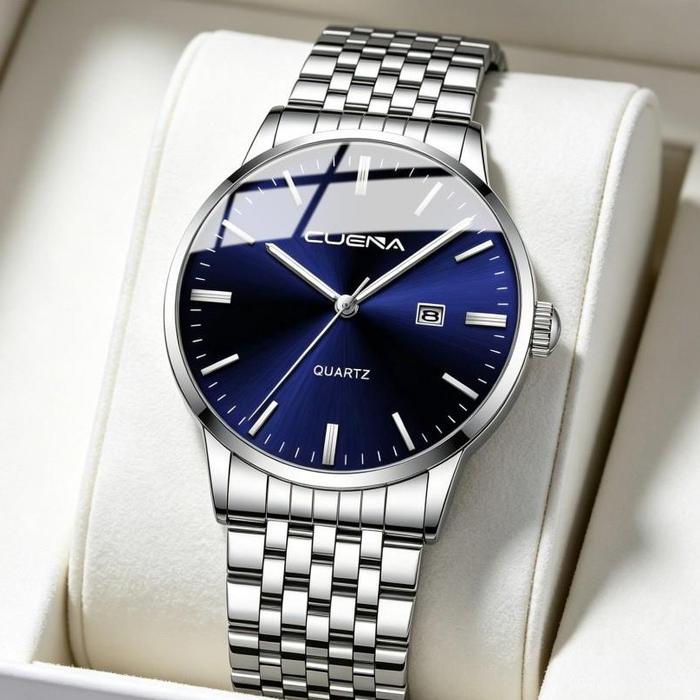 CUENA Jam Tangan Pria Original Anti Air Luxury Analog Keren Tahan Bisnis Kuarsa Asli New Arrivel Sta