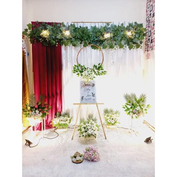 Safitiri [Tulisan Welcome Sign Acara] Happy Wedding Engagement Khitan Dll/ Tulisan Acara/ Standing F