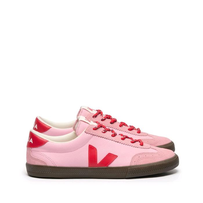 Veja Sneakers Volley Leather Guimauve Pekin Eagle Women's Shoes Original