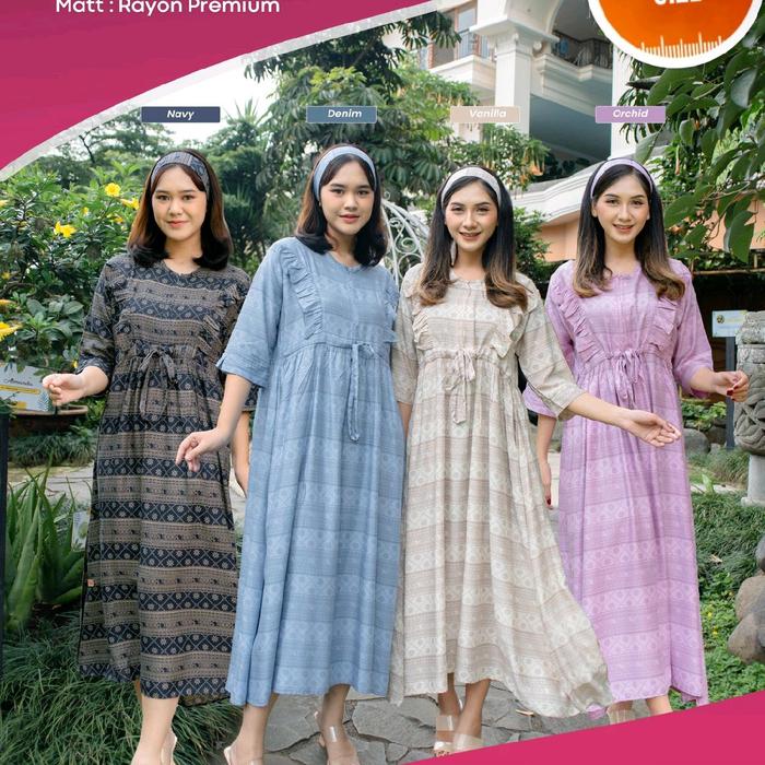 ADEEVA DRESS by GHIINA FASHION. ADEEVA MOM. HOME DRESS