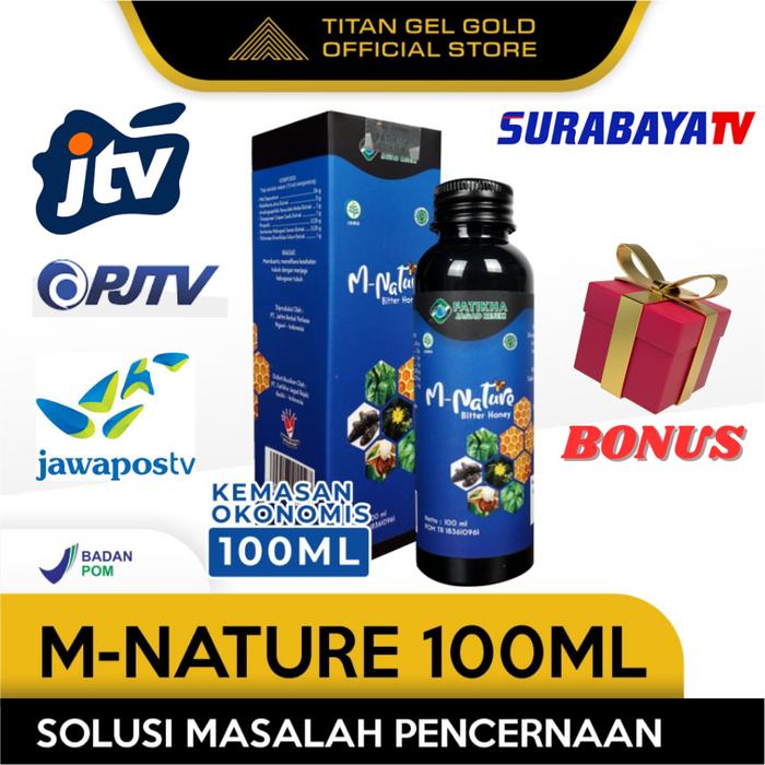 MNATURE 100 ML M NATURE MADU PAHIT M-NATURE MADU HIJAU ALAMI KESEHATAN LAMBUNG MADU BPOM