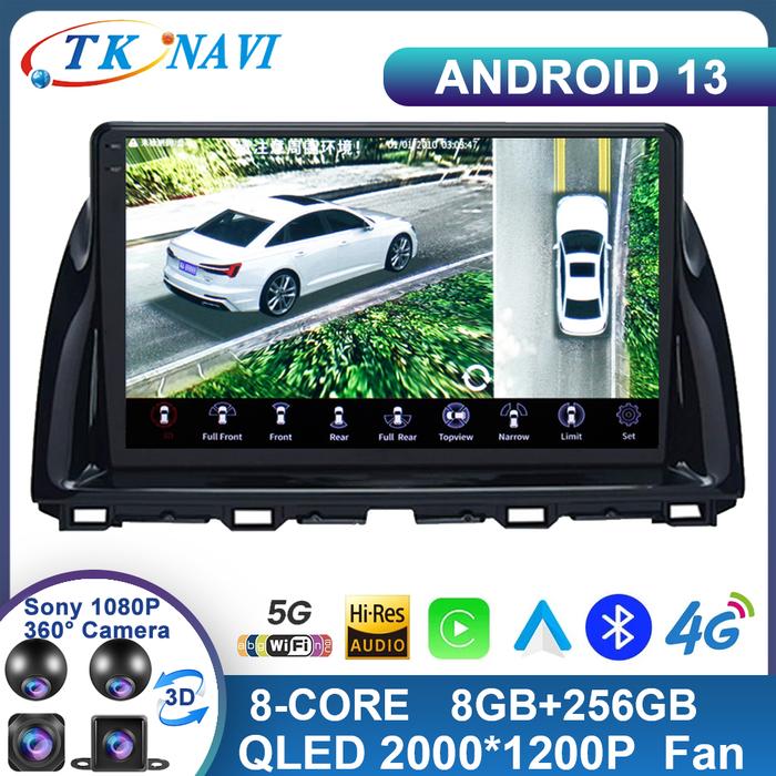 Android 13 For Mazda CX5 CX-5 CX 5 2012 - 2015 Car Radio Multimedia