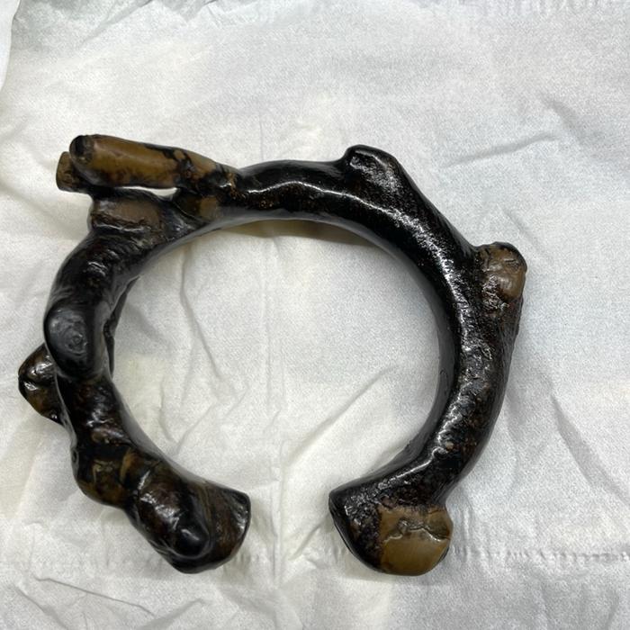 Gelang akar bahar double combong dan bonggol
