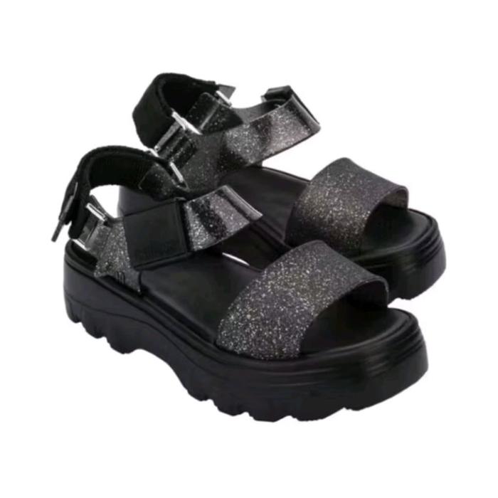 Melissa Mel Kick Off Melissa Wedges Sepatu Sandal Wanita Elegan Nyaman Versatile untuk Berbagai Acar