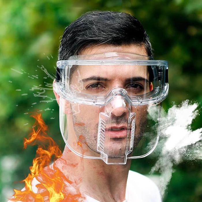 Safety Face Shields Kitchen Splatter Fack Mask Cover Ultra Clear Protective Full Face Shields to Pro