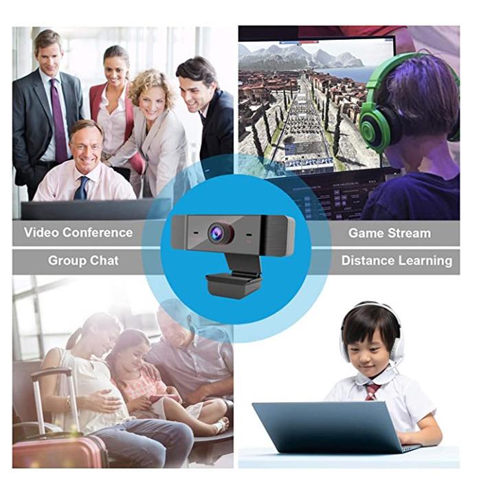 Webcam Computer Camera With Microphone 1080P Full HD Web Camera