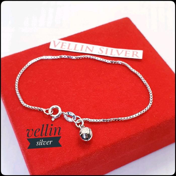 Gelang Tangan itali Perak 925 Asli - Gelang Silver 925