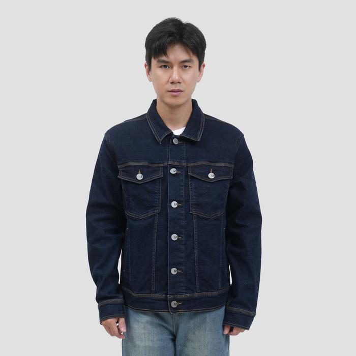 Nevada Big Trucker Regular Jaket Denim Pria 123413422