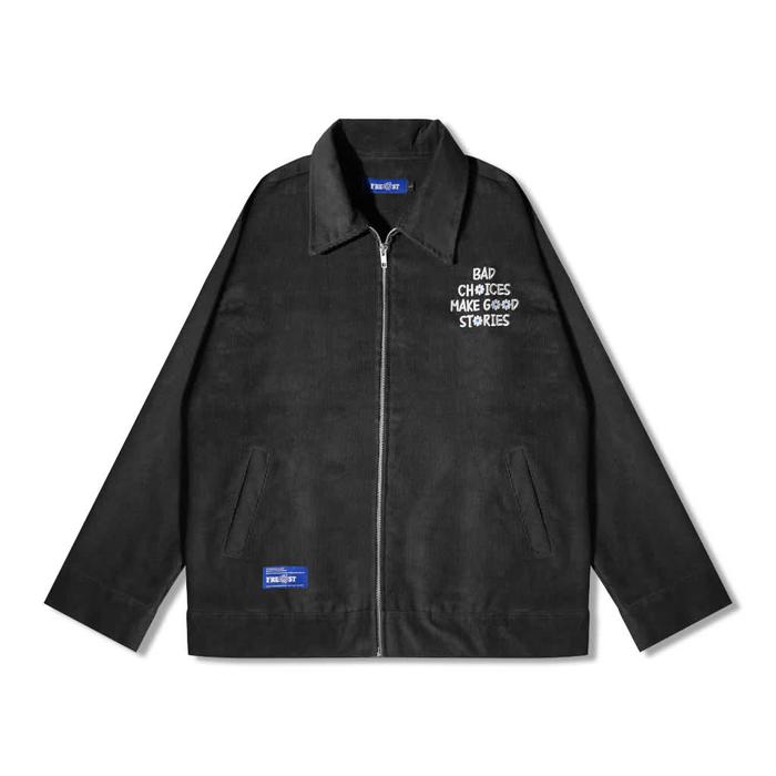 Work Jacket Freast "Bad Choices" Dark Grey