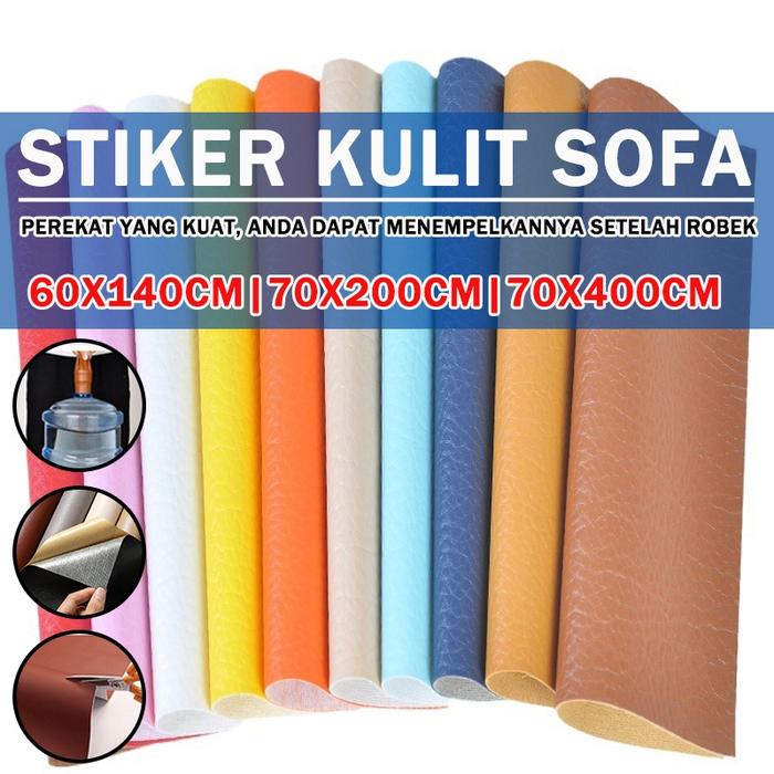 【upgrade】stiker sofa kulit kursi sofa rekat stiker kulit sofa perekat meteran stiker jok kursi kulit