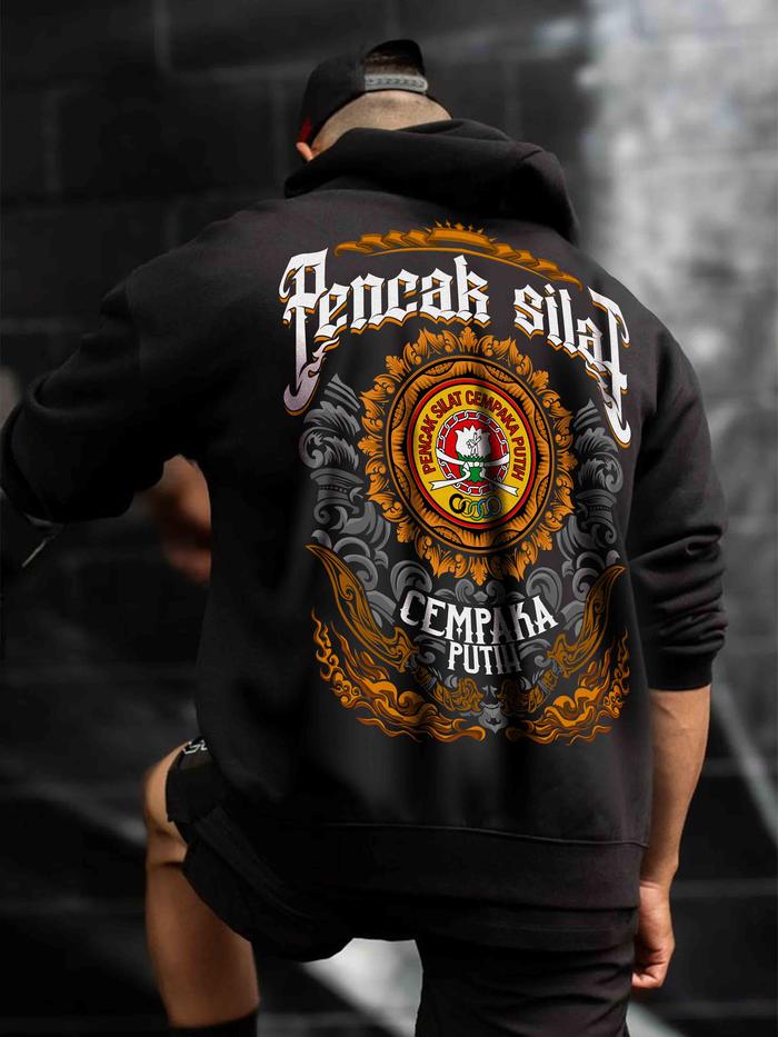 Jaket Hoodie PSCP CEMPAKA PUTIH SABLON PREMIUM DISTRO - Kaos PSCP 1974 Wiro Yudo Wicaksono