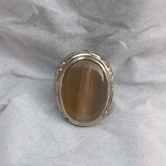 batu akik asli natural motif kendit sodo lanang