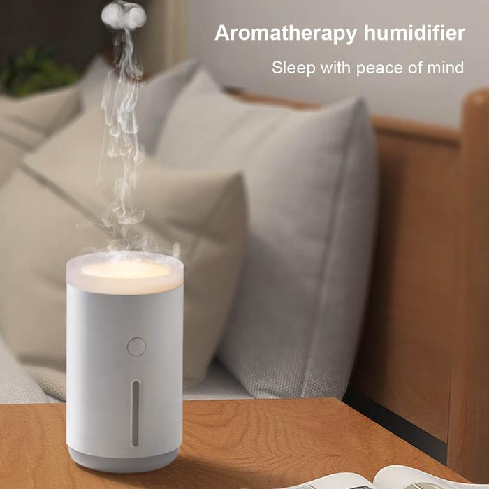 Pelembap udara aromaterapi elektrik 360ml, penyebar Aroma ubur-ubur