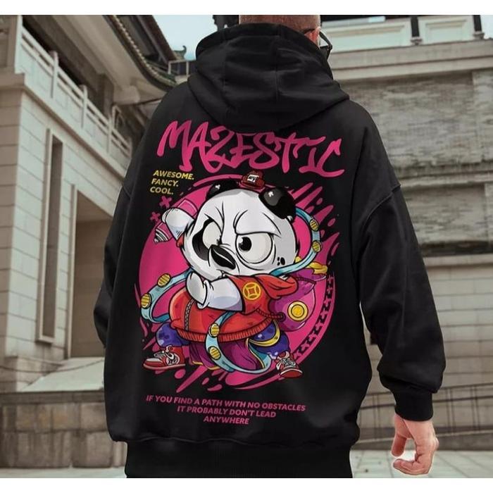 Terlaris [Diskon] Jaket Jepang Big Size / Hodiee Panda / Jaket Hoodie Jumbo M L Xl Xxl Xxxl Trendy B