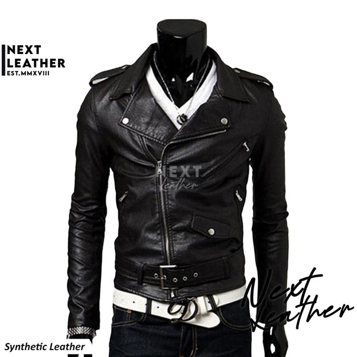 NXLTR - Jaket Kulit Ramones / Jaket Pria Ramones Original Casual Leather