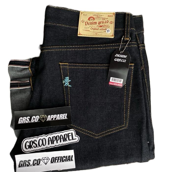 DENIM SELVEDGE ACCENNT GRS.CO APPAREL 15OZ(SLIM STARIGHT)
