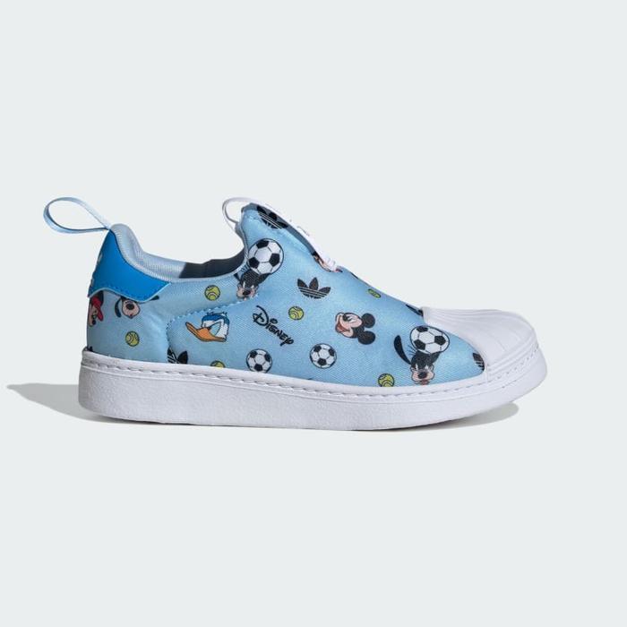 sale Adidas X Disney Mickey Superstar 360 Kids Clear Sky Original Authentic