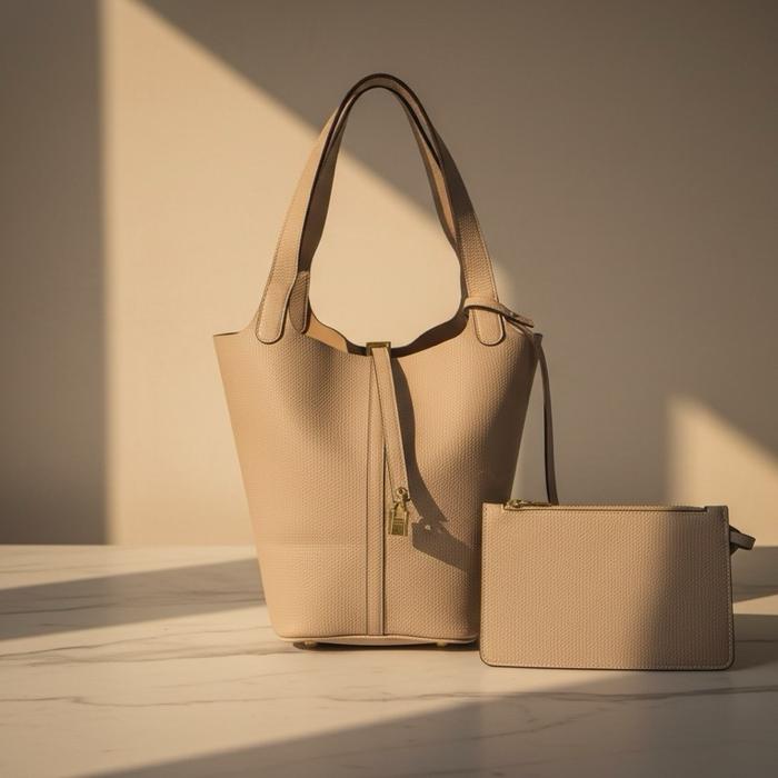 Shoulder Bag No Brand Model Pico plus pouch bahan PU Leather