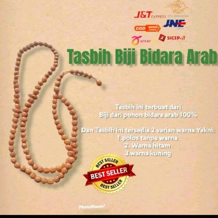 TASBIH BIJI BIDARA ARAB ASLI 100%