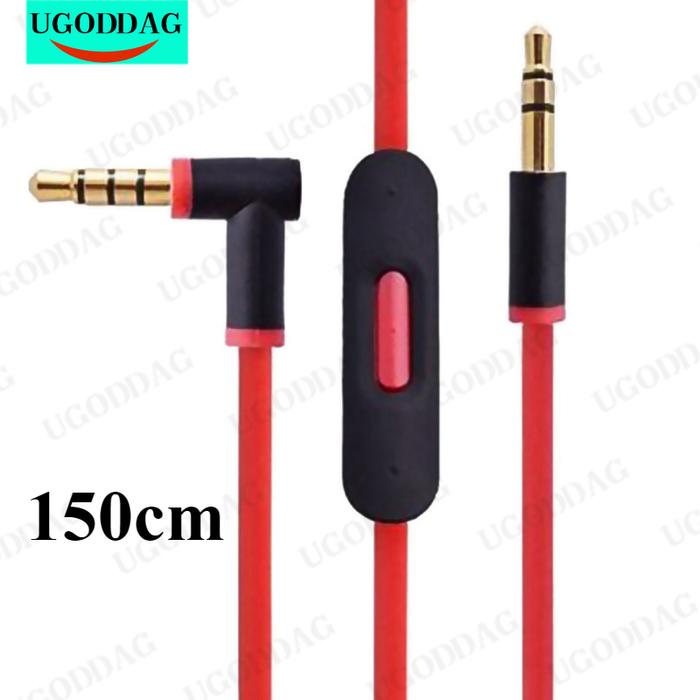 Replacement Audio Cable for Beats By Dr Dre Headphones with in Line Mic for Studio/Executive/Mixr/So