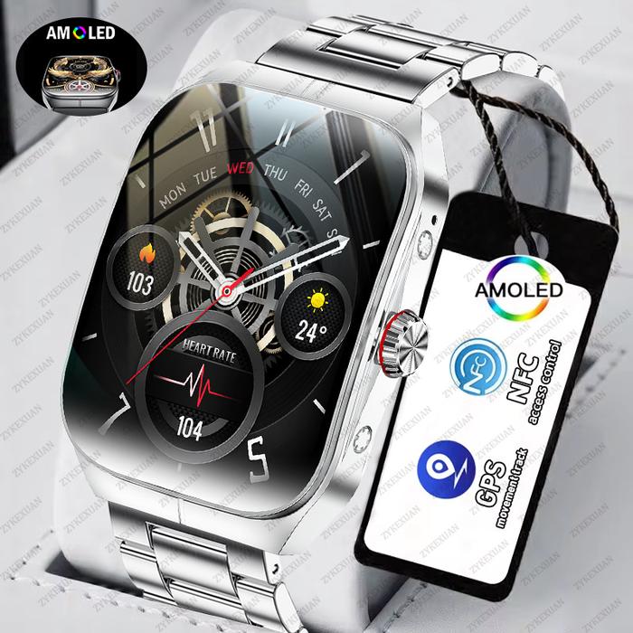 2025 New For OPPO Watch 4 Pro Sports Smart Watches Men GPS Track Health Monitoring Waterproof Blueto