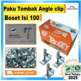 BOSET PIN Angle Clip ORIGINAL / Paku Tembak Beton angel clip L BoSET