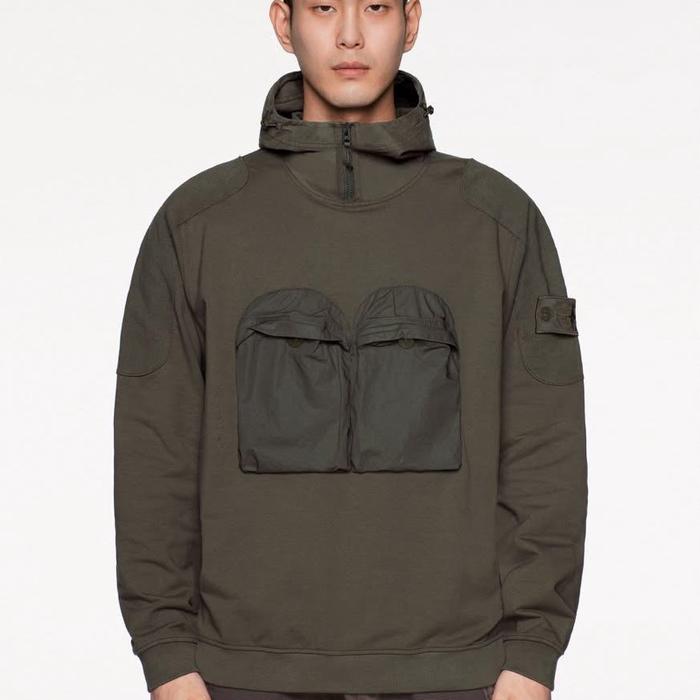 Rare Stone Island Ghost Piece smock double pocket SS18 authentic original