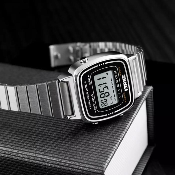 SKMEI Jam Tangan Digital Wanita - 1901 Elegan Kaca