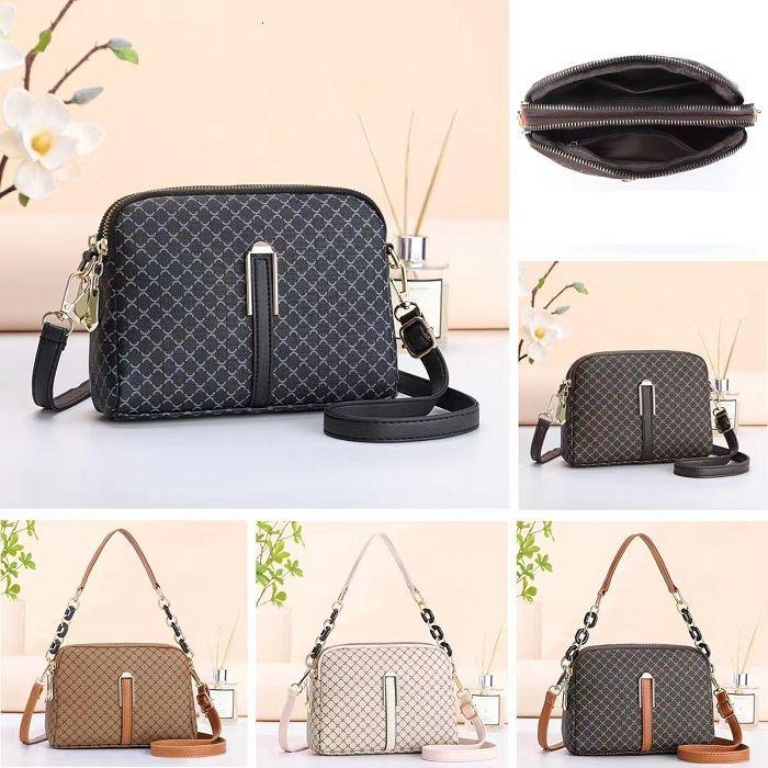 BJ14666 - BEIGE/BLACK/BROWN/COFFEE/LIGHTBROWN - TAS SLEMPANG MOTIF WANITA FASHION IMPORT MODIS ELEGA