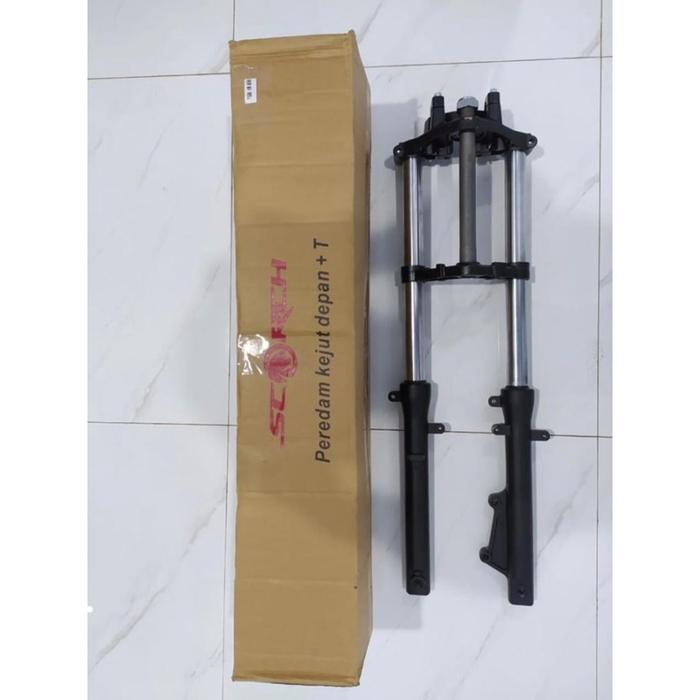 SHOCK DEPAN ASSY + SEGITIGA ATAS BAWAH T HONDA TIGER NEW REVO SHOCKBREAKER SOKBREKER SHOKBREKER SOK 