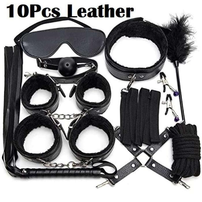 BORGOL CINTA BULU LINGERIE HANDCUFF TALI IKAT BONDAGE SET BDSM