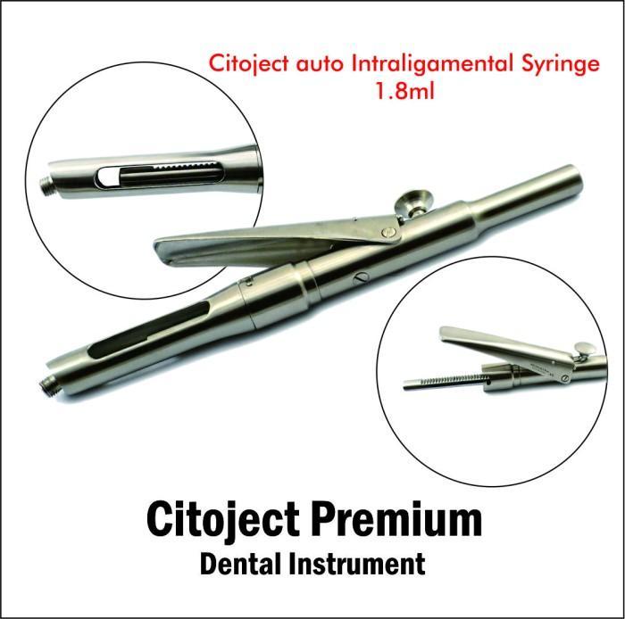 Citoject Premium Otomatis / Silver Citojek Sen Shan Dental Stainless