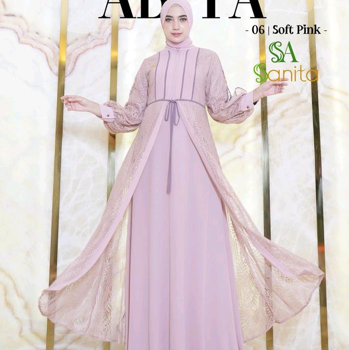 Gamis brukat Abita Sanita