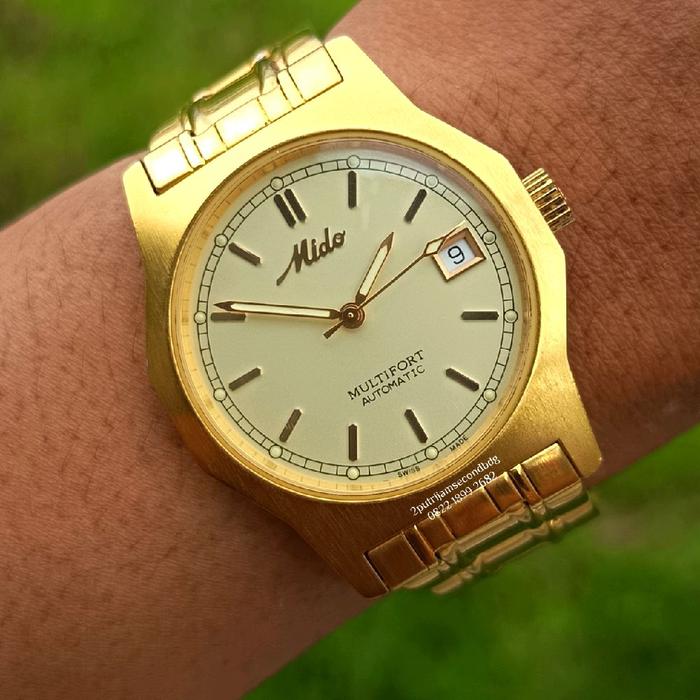 jam tangan  mido multifort 8823 automatis  second original