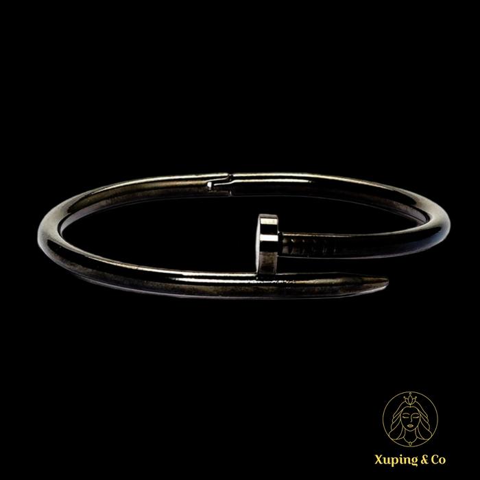 XUPING & Co - Gelang Bracelet - Gelang desain Paku / Nail - Hitam
