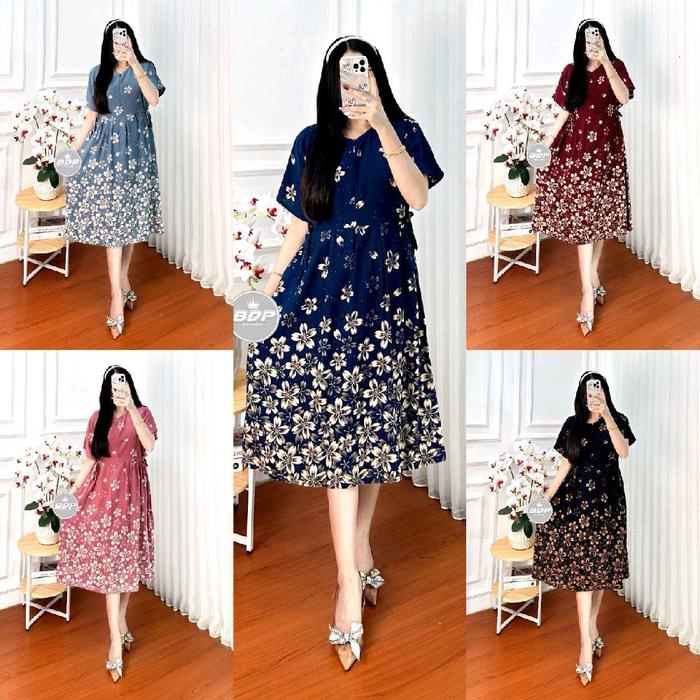 Daster Chibi Luna Resleting Depan Termurah Daster Kekinian Daster Rayon Grade A Daster Elsa Daster P