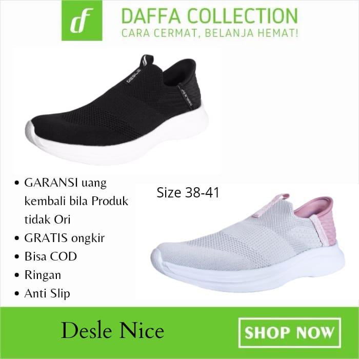 Sepatu Wanita Slip On Desle Shoes Sneakers Wanita Nice Sport
