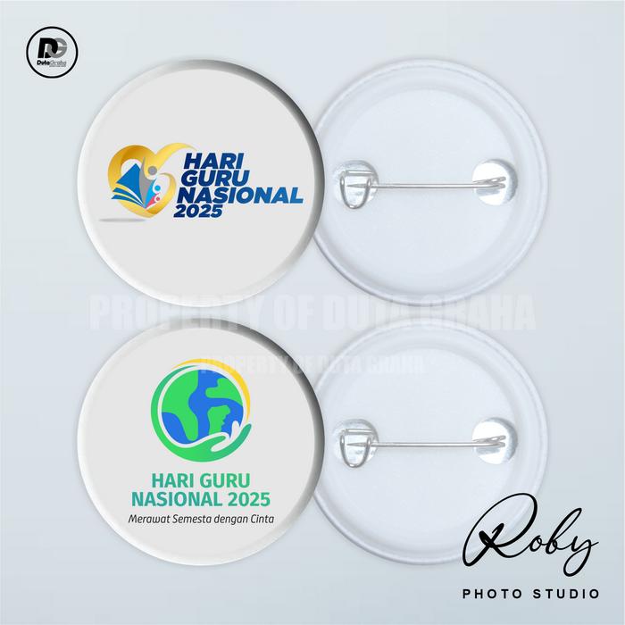 [PIN PRESS] HARI GURU NASIONAL 2025 Pin Bros Aksesoris Souvenir PNS ASN PGRI HGN KEMENDIKDASMEN KEME
