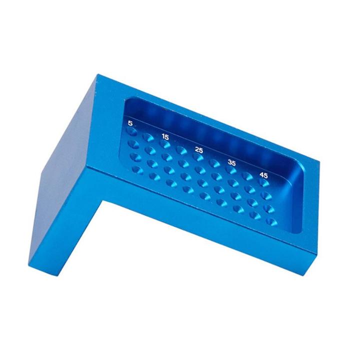 T-type Measuring Ruler Scriber Hole Scribing Gauge Aluminum Measuring