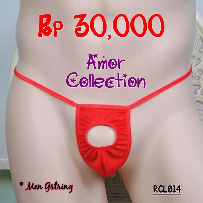 Lingerie Gstring Cowok Merah Rcl014