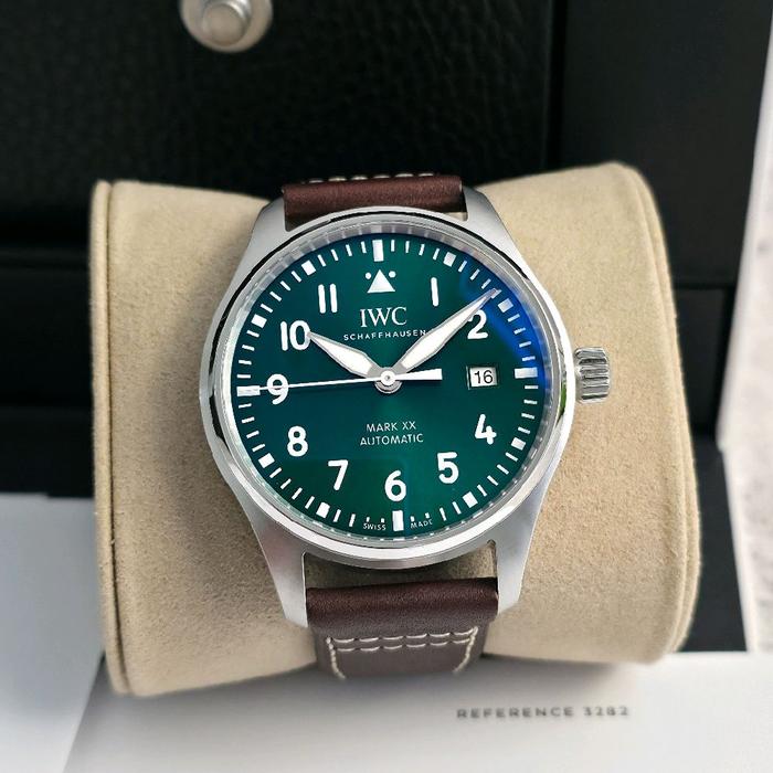 Jam Tangan IWC Pilot Mark XX Green Dial 40mm Brand New 2026