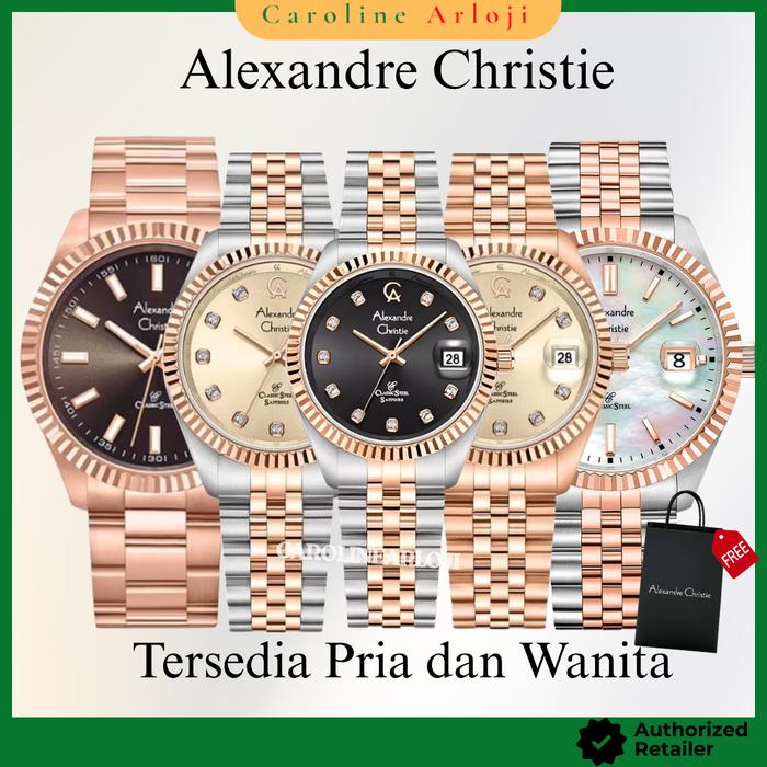 Jam Tangan Pria Wanita Alexandre Christie AC5013 / AC 5013/ AC5012 / AC 5012 / AC5002 / AC 5002 / AC