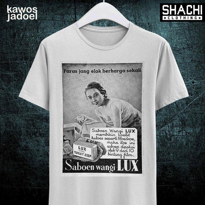 T Shirt Kaos Iklan Jadul – SABUN LUX - LIFEBOY - TJAP TANGAN - PASTA GIGI BINTANG TUJUH – Iklan Jado