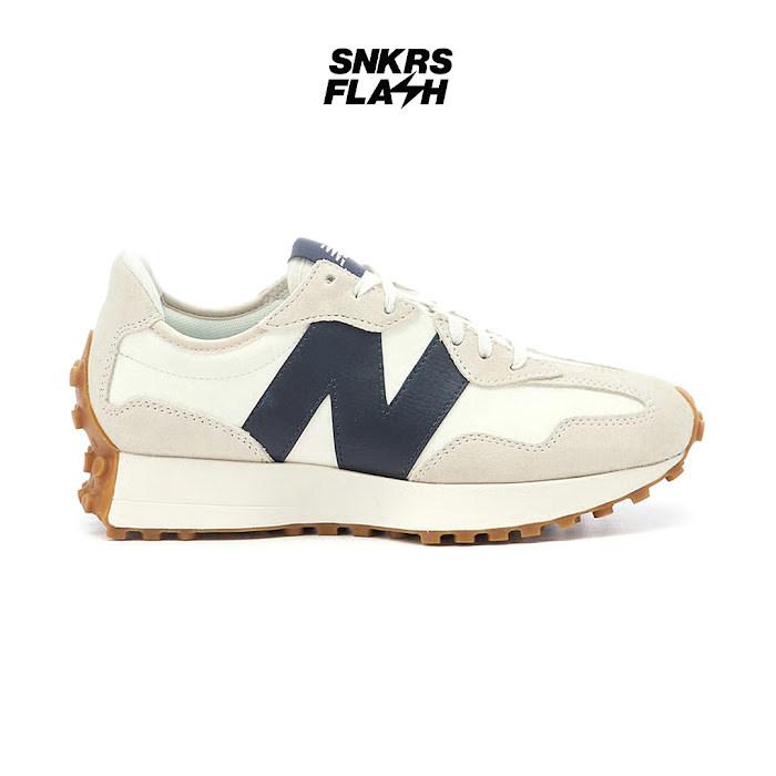 NEW BALANCE 327 Original White Indigo Sepatu Sneakers Wanita - WS327KB