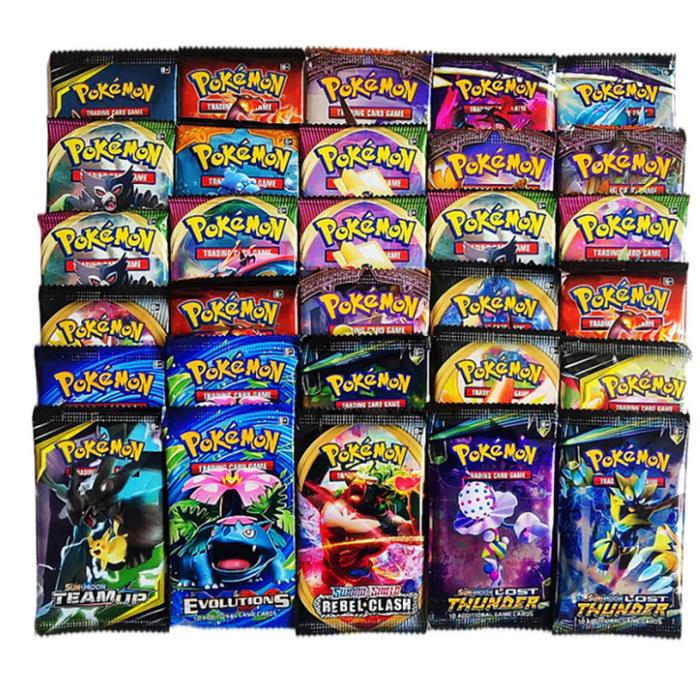 Pokemon English Card Anime Character Pikachu Card Set Children's