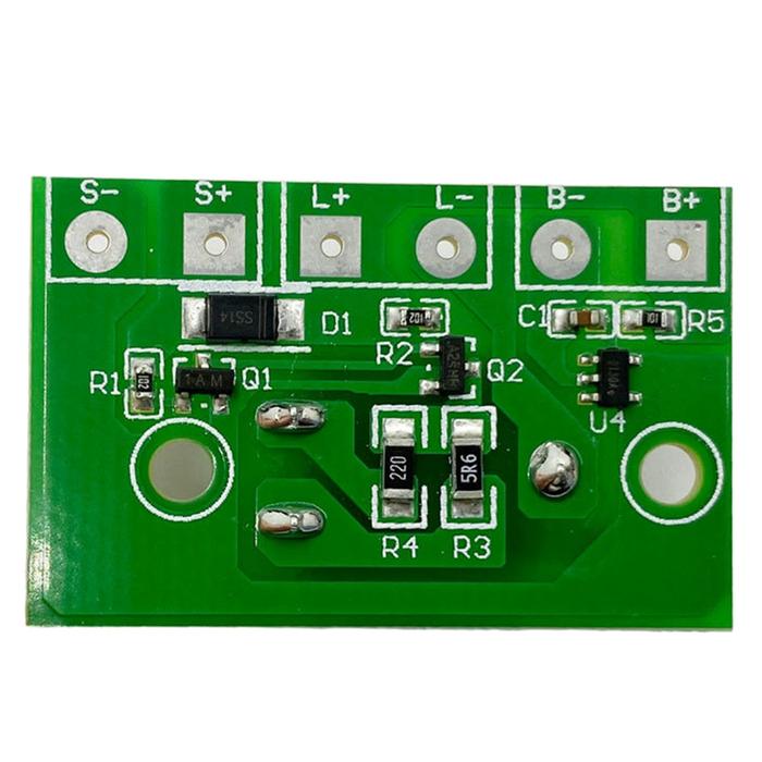 Papan pengontrol lampu rumput surya, baterai Lithium 3.7V, lampu